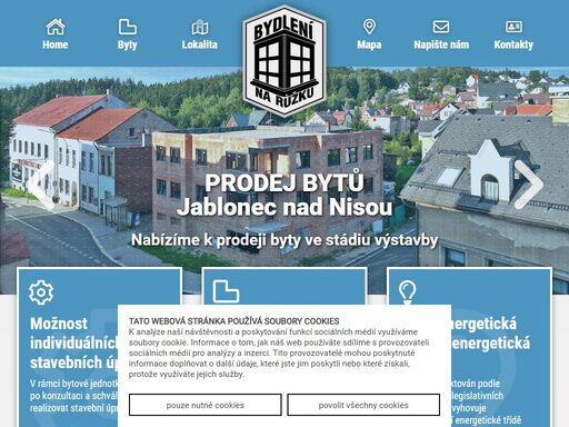 nabízíme k prodeji byty ve stádiu výstavby v jablonci nad nisou.