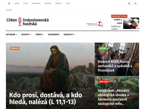 třetí největší křesťanská církev v české republice, oficiální stránky ústřední rady v praze