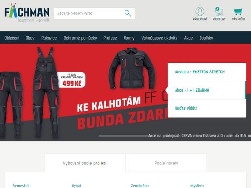 nabízíme vysoce kvalitní pracovní oděvy, pracovní obuv, ochranné pomůcky,
rukavice a brýle. pohodlí a bezpečí našich klientů je na prvním místě.