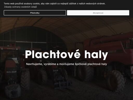 vyrábíme kvalitní plachtové haly a obloukové haly na míru zákazníkům. realizujeme skladové haly, zemědělské haly a sportovní haly. jsme největší český výrobce.