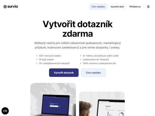 vytvořit dotazník zdarma zvládne každý. využijte 100+ vzorů. dotazníky fungují výborně i na mobilech. rychlý sběr. analýza výsledků online.