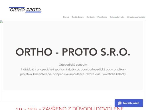 ortopedické centrum | podologie - individuální vložky do běžné i sportovní obuvi | ortopedická obuv | ortotika-protetika | ortopedie | rázová vlna | lymfatické kalhoty |