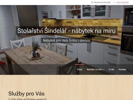 potřebujete vyrobit nábytek na míru? zhotovíme pro vás kuchyňské linky, vestavěné skříně, kancelářský nábytek, dětský nábytek, postele na míru i pergoly