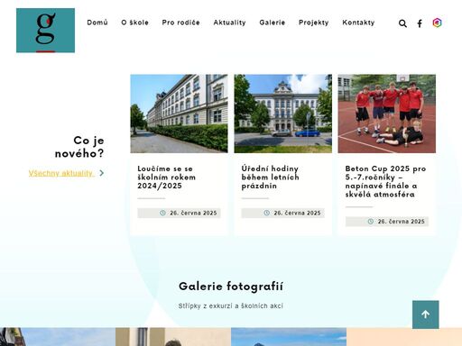 fakultní škola univerzity karlovy, škola přidružená organizaci unesco, škola spolupracující s menzou čr