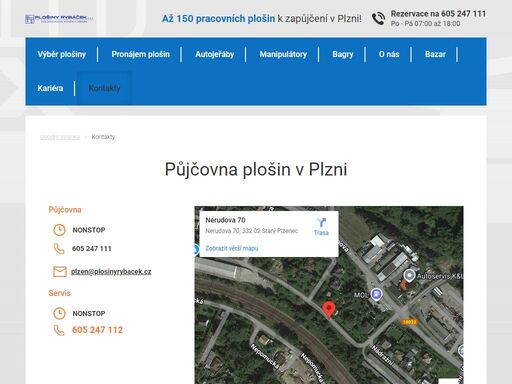 prodej pronájem a servis pracovních plošin. pronájem autojeřábu, prodej pásobých jeřábů bg lift a další zdvihací techniky.