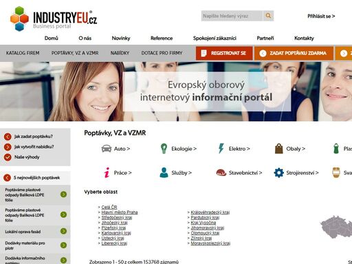 evropský oborový portál z mnoha odvětví - strojírenství, stavebnictv, plasty atd.