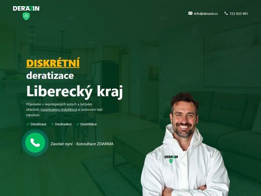 už jste slyšeli o diskrétní deratizaci? přijedeme v nepolepených autech a běžném oblečení. garantujeme diskrétnost a zachování vaší reputace