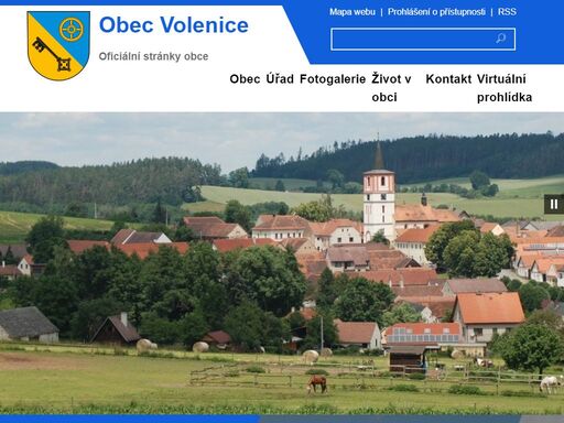 oficiální web obce volenice