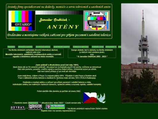 dodáváme a montujeme antény a zařízení pro příjem pozemní i satelitní televize, televizní anteny a satelitní komplety. rozvody signálu v obytných a rodinných domech a penzionech.