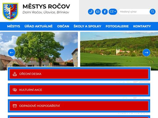 oficiální stránky obce ročov