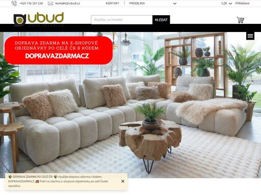 homepage.  jedinečný nábytek do interiéru, zahradní teakový nábytek a originální bytové doplňky; nábytek z teakového a mahagonového dřeva, ratanu, vodního hyacintu, banánovníku.