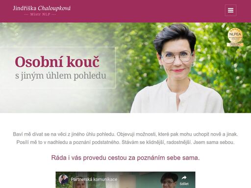 osobní kouč brno - jindřiška chaloupková