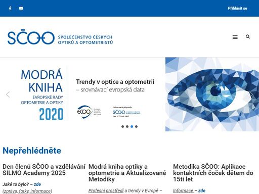 sčoo je odborný spolek sdružující fyzické a právnické osoby působící v oboru oční optika a/nebo optometrie na území české republiky.
