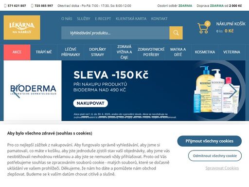 lékárna, léčiva, léky, vitamíny, lékárna online, lékárna on-line, lékárna e-shop