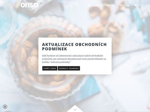 e-shop s nabídkou zdravých surovin, ořechů, semínek a sušeného ovoce, například  arašídy, kešu, mandle, piniová semínka,  pistácie, bio produkty, goji, chia, fíky a mnoho dalších, zásadně v naturální podobě.