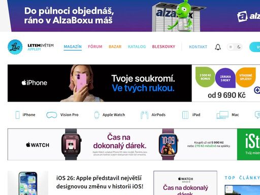 novinky, recenze a tipy ze světa apple