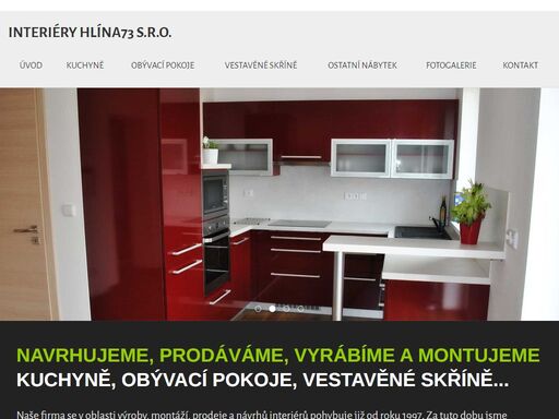 návrhy interiéru již od roku 1997, zabýváme se především kuchyněmi, obývacími pokoji, vestavenými skříněmi a dalším nábytkem.