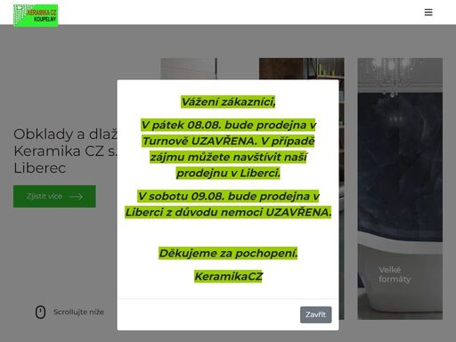 kompletní nabídku obkladů a dlažeb od osvědčených výrobců. v našem showroomu najdete více než 30 koupelnový boxů. kontaktujte nás!