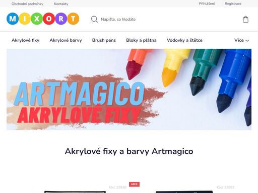 mixort.cz - akrylové fixy, ložní textil, autokosmetika a mnoho dalšího. ryze český rodinný internetový obchod mixort.cz se zabývá maloobchodním i velkoobchodním prodejem v rámci české republiky, ale působí i na zahraničních trzích ve slovensku, maďarsku, polsku, slovinsku, německu a v dalších evropských státech. díky…