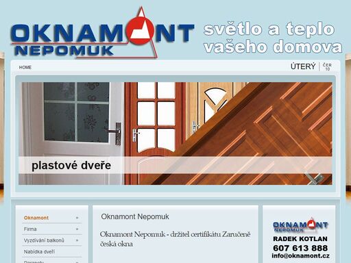 oknamont se zabývá výměnou plastových, hliníkových a eurooken, balkonové  jádra, venkovní a inteliérové dveře, zimní zahrady zednické práce