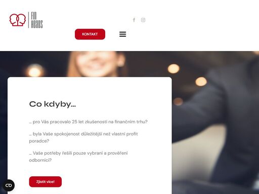 spolehlivý partner ve světě financí. odborný přístup při ochraně osob i majetku, k dosažení finančních cílů. společně budujeme spokojenou finanční budoucnost.