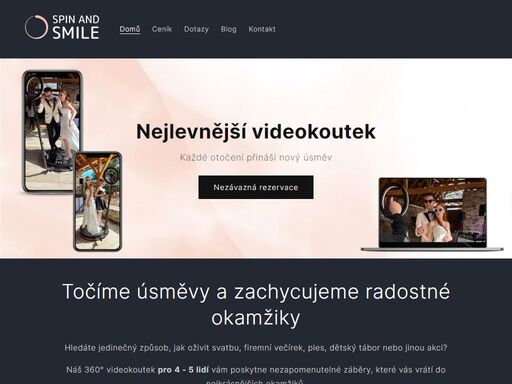 zachyťte jedinečné momenty na oslavách, svatbách nebo firemních akcích. snadné použití, profesionální výsledek a nezapomenutelný zážitek. zarezervujte si svůj videokoutek ještě dnes!“