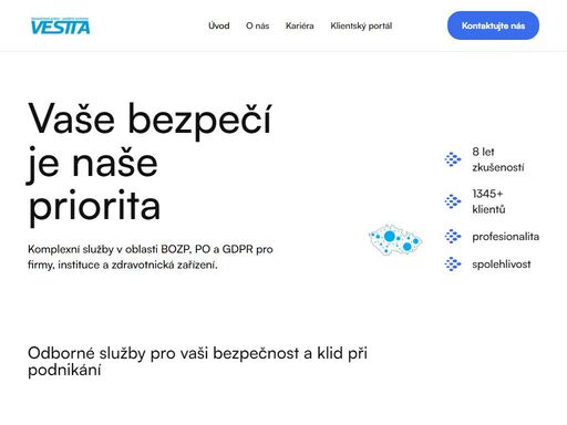 vestta bozp s.r.o. – odborné služby v oblasti bozp, po a gdpr pro firmy, obce a zdravotnická zařízení. školení, dokumentace, zastupování u kontrol a externí správa bezpečnosti.