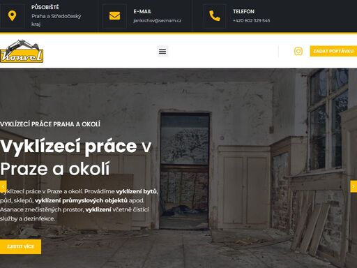 vyklízecí práce včetně sanace v praze. bourací práce a demoliční práce, včetně odstraňování budov a nemovitostí praha. terénní úpravy v praze.