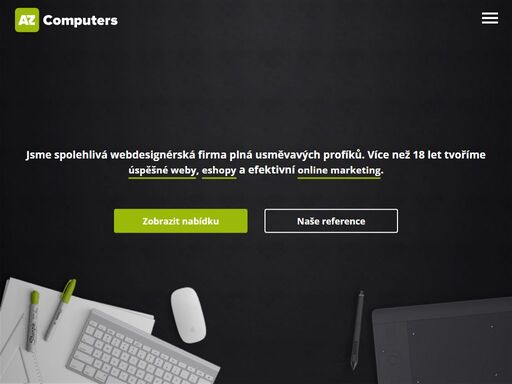 našim klientům nabízíme webové stránky, eshopy, webové aplikace, grafiku, seo optimalizace a reklamu již více než 18 let.