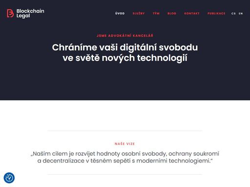 advokátní kancelář poskytující právní služby v oblasti digitálních 
technologií, blockchainu a kryptoměn (bitcoin, litecoin, ethereum, monero a 
další). nabízíme zejména služby týkající se kryptoměnových burz, miningu, 
investic do kryptoměn, dědictví, ico a token salu nebo gdpr a aml/cft.