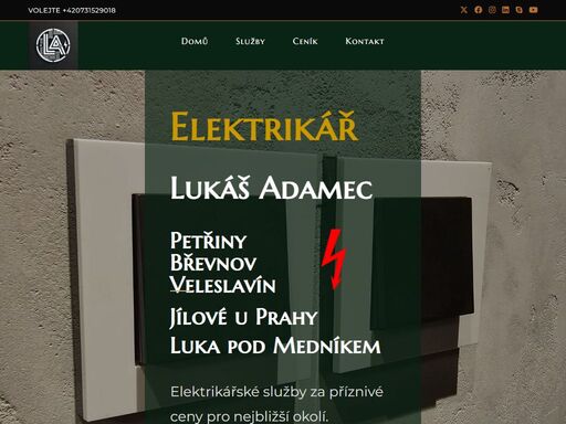 nabízím kvalitní elektrikářské služby za nejnižší ceny pro petřiny, veleslavín, břevnov, dejvice a nejbližší okolí.