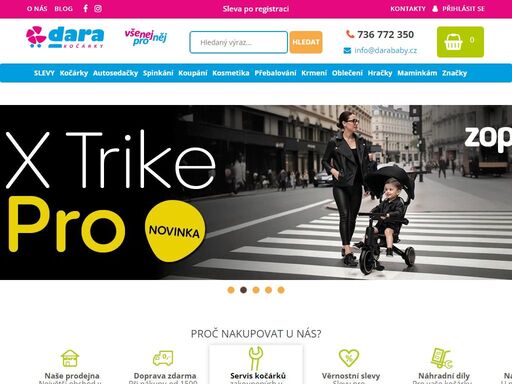 kvalitní a levný obchod dara valašské meziříčí. prodáváme dětské kočárky, autosedačky, postýlky a další.
