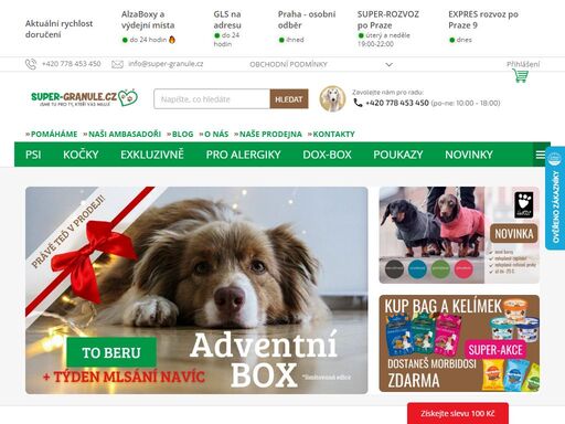 internetový obchod s nabídkou profesionálních krmiv pro psy.