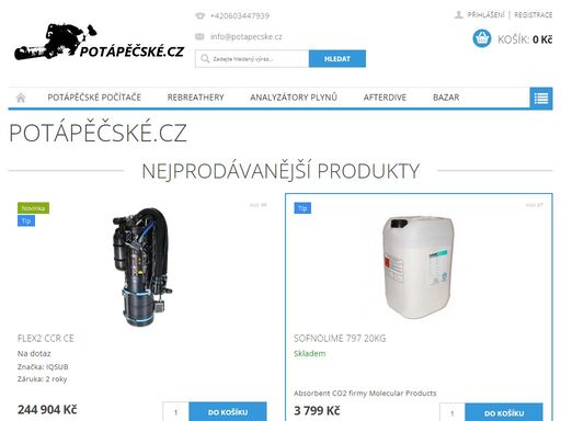 potápěčské.cz. 