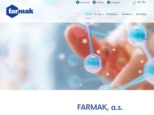 production of active ingredients in compliance with high international standards and the good manufacturing practice