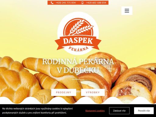jsme rodinná pekárna a naším hlavním cílem je výroba ručně dělaného chleba a běžného i jemného pečiva dle původních receptů našich babiček.