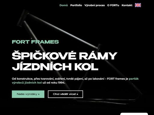 rámy na kola jsou naše! od konstrukce, přes tvarování, sváření, tvrdé pájení, až po lakování – vyrobíme rám i pro vaše kolo!