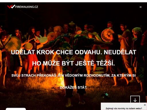 překonejte své strachy a přejděte žhavé uhlíky. šaman a týmový kouč ivo janeček vás díky 18leté praxi bezpečně provede cestou osobního růstu.
