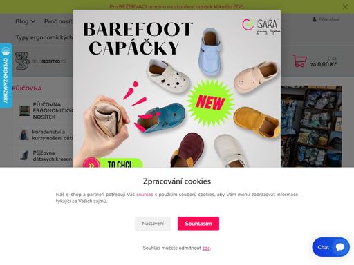 e-shop s nosítky se službou půjčovny, velký výběr ergonomických nosítek, nových i bazarových. on-line poradenství zdarma, kamenný obchod v praze.