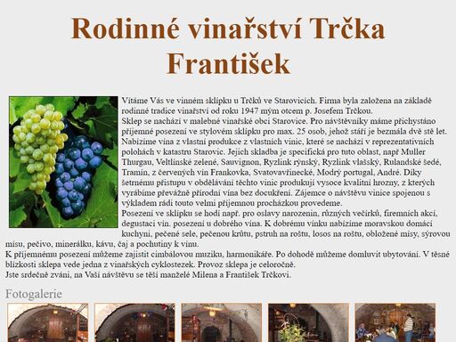 domáci vinařství trčka