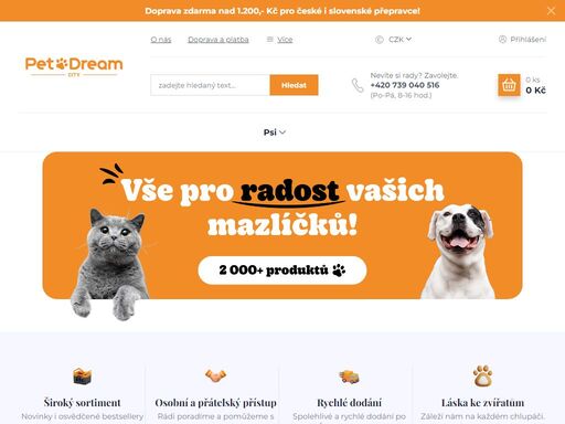 jsme specializovaný e-shop s širokou nabídkou produktů pro psy a další domácí mazlíčky. naším cílem je přinášet kvalitní, bezpečné a stylové doplňky, které udělají radost nejen vašemu čtyřnohému příteli, ale i vám.