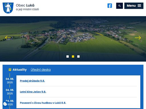 lukou tvoří šest obcí: luká, březina, javoříčko, ješov, střemeníčko, veselíčko. celkem má 885 obyvatel. dovězte se o naší obci více.