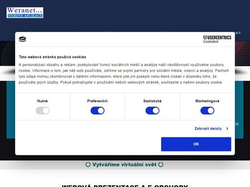 internetové aplikace, web prezentace a eshopy, vývoj, podpora a správa it.