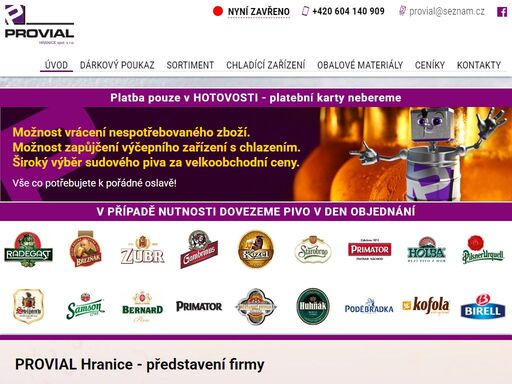 provial hranice - představení firmy