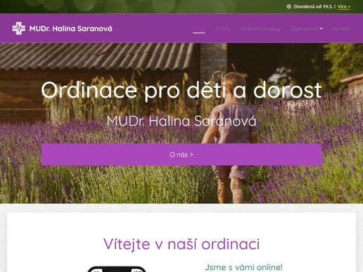 oficiální webové stránky mudr. haliny saranové, kde najdete veškeré informace týkající se provozu ambulance pro děti a dorost.