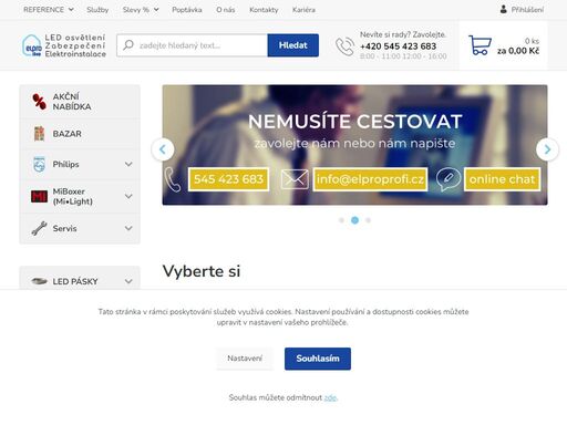 internetový obchod s led osvětlením. centrální sklad a showroom v brně. doprava zdarma při nákupu nad 500 kč. poradíme vám s výběrem.