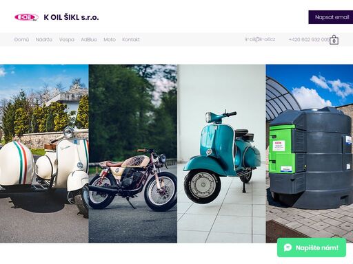prodej vzv, mobilních nádrží a elektro aut.