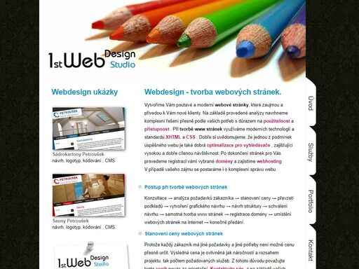 vytvoříme vám poutavé a moderní webové stránky, www stránky, osobní weby, e-shopy, portály. provádíme webdesign ,seo optimalizace a správu webů.