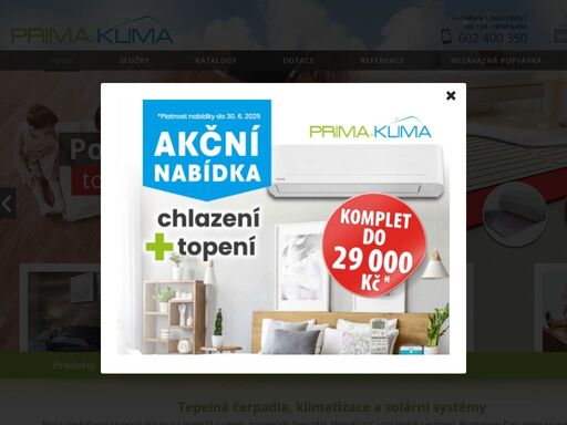 primaklima pardubice nabízí klimatizace, tepelná čerpadla a solární systémy pro váš dům. zajišťujeme odbornou montáž a servis.