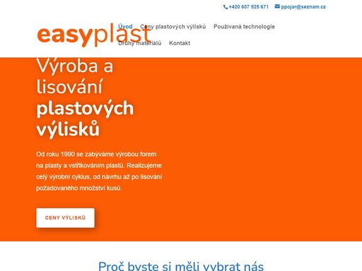 nabízíme excelentní kvalitu za přijatelnou cenu díky nizkým nákladům. jsme rychlí a dodáváme výlisky v krátké lhůtě. realizujeme také vlastní formy na míru.